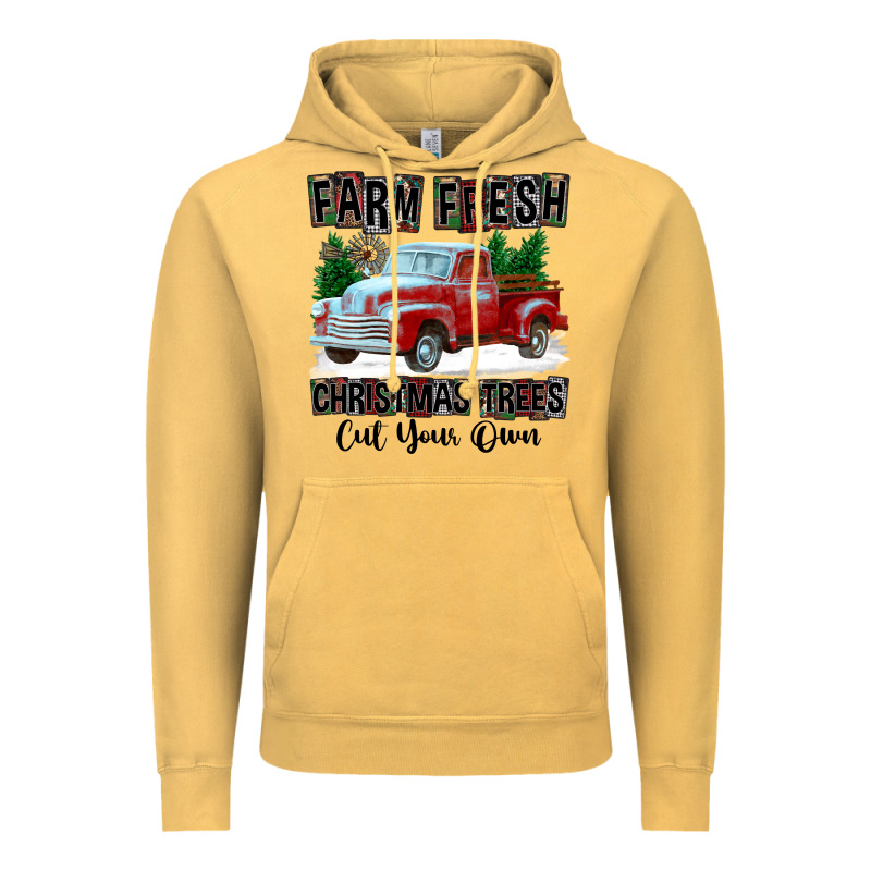 Farm Fresh Christmas Trees Cut Your Own Vintage Hoodie by FaDigitalArtStudio | Teevron