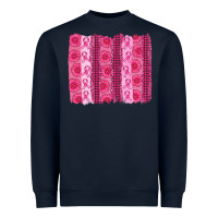 Navy breast cancer brushstroke Heavyweight Sweatshirt - AdoDesignShop