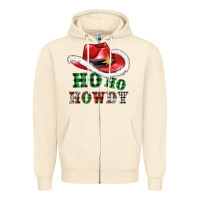 Sandshell ho ho howdy christmas hat Zipper Hoodie - AdoDesignShop