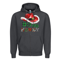 Smoke ho ho howdy christmas hat Zipper Hoodie - AdoDesignShop