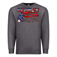 Charcoal Heather batter up 4th grade Premium Sweatshirt - JahusDesignShop