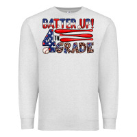 Oatmeal Heather batter up 4th grade Premium Sweatshirt - JahusDesignShop