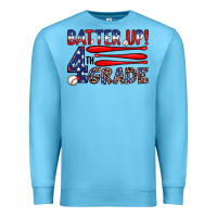 Ocean Blue batter up 4th grade Premium Sweatshirt - JahusDesignShop