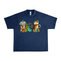 Navy western coffee cups with sunflower and gemstone bbs Urban Heavy Tee - BundleAndBundleShop