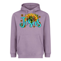 Lavender jesus sunflower Heavyweight Hoodie - JahusDesignShop