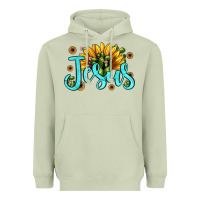 Matcha jesus sunflower Heavyweight Hoodie - JahusDesignShop
