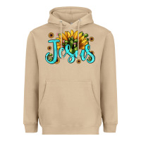 Mushroom jesus sunflower Heavyweight Hoodie - JahusDesignShop