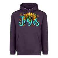 Plum jesus sunflower Heavyweight Hoodie - JahusDesignShop