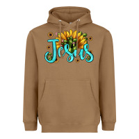 Toasted Coconut jesus sunflower Heavyweight Hoodie - JahusDesignShop
