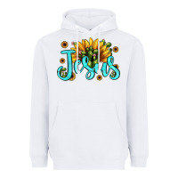 White jesus sunflower Heavyweight Hoodie - JahusDesignShop