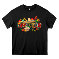 Black cinco de mayo director Heavy Core Tee - CowGirlArtShop