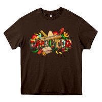 Chocolate Brown cinco de mayo director Heavy Core Tee - CowGirlArtShop