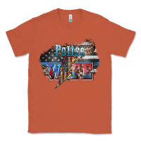 Copper Police wife lightning bolt 4th of july Classic Tee - HowdyJamesFarm