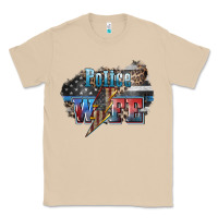 Mushroom Police wife lightning bolt 4th of july Classic Tee - HowdyJamesFarm