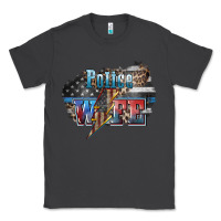 Smoke Police wife lightning bolt 4th of july Classic Tee - HowdyJamesFarm