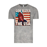 Cloud Rock God Bless the USA Vintage Tee - FaDigitalArtStudio