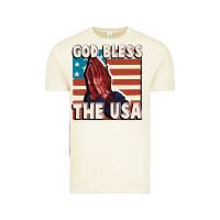 Vintage Arctic God Bless the USA Vintage Tee - FaDigitalArtStudio