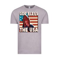 Vintage Zinc God Bless the USA Vintage Tee - FaDigitalArtStudio