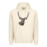 Tofu Mule Buck Deer Head Premium Hoodie - LillyAllenDesigns