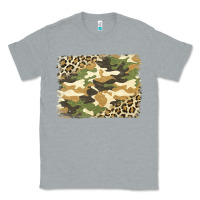 Heather Grey leopard camo pattern background Classic Tee - Jasminsmagicworld