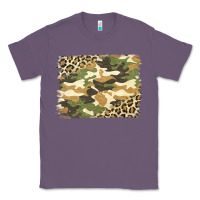 Lavender leopard camo pattern background Classic Tee - Jasminsmagicworld