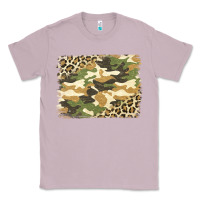 Lilac leopard camo pattern background Classic Tee - Jasminsmagicworld