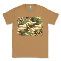 Toasted Coconut leopard camo pattern background Classic Tee - Jasminsmagicworld
