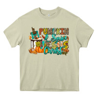 Mossy Pumpkin spice and Jesus Christ Heavy Core Tee - RanaPortraitStore