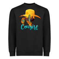 Black cowgirl western Heavyweight Sweatshirt - AdoDesignShop