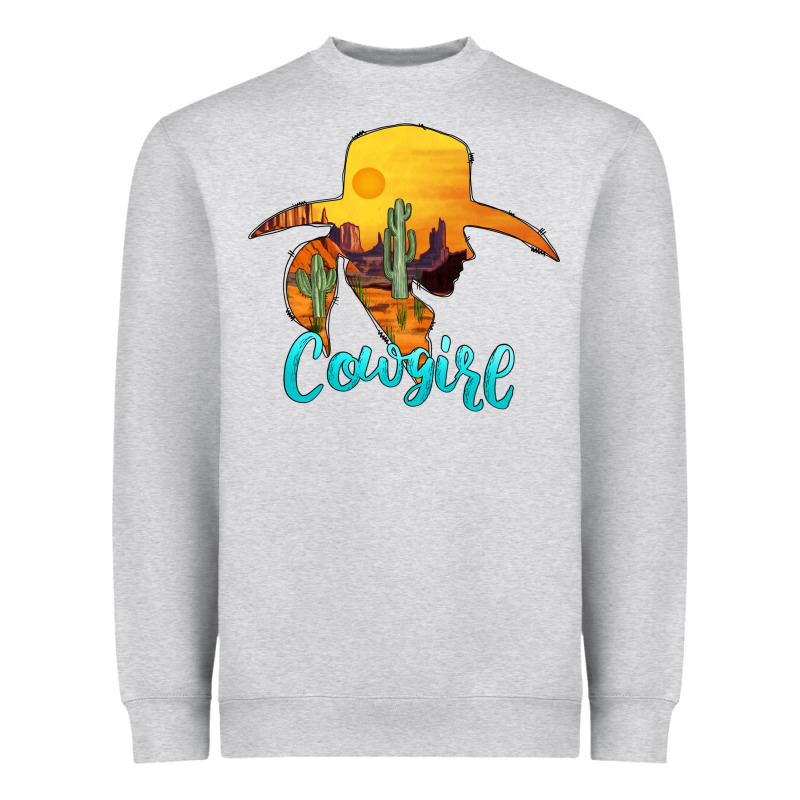 Cowgirl Western Heavyweight Sweatshirt by AdoDesignShop | Teevron
