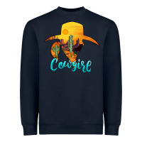 Navy cowgirl western Heavyweight Sweatshirt - AdoDesignShop