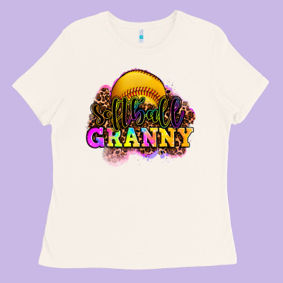 Softball Granny Ladies Tee Designed By Oliviacreatesart