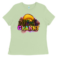 Matcha softball granny Ladies Tee - OliviaCreatesArt