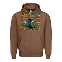 Chestnut boot cactus sunflower gemstone Zipper Hoodie - AdoDesignShop