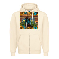 Sandshell boot cactus sunflower gemstone Zipper Hoodie - AdoDesignShop