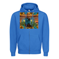 True Royal boot cactus sunflower gemstone Zipper Hoodie - AdoDesignShop