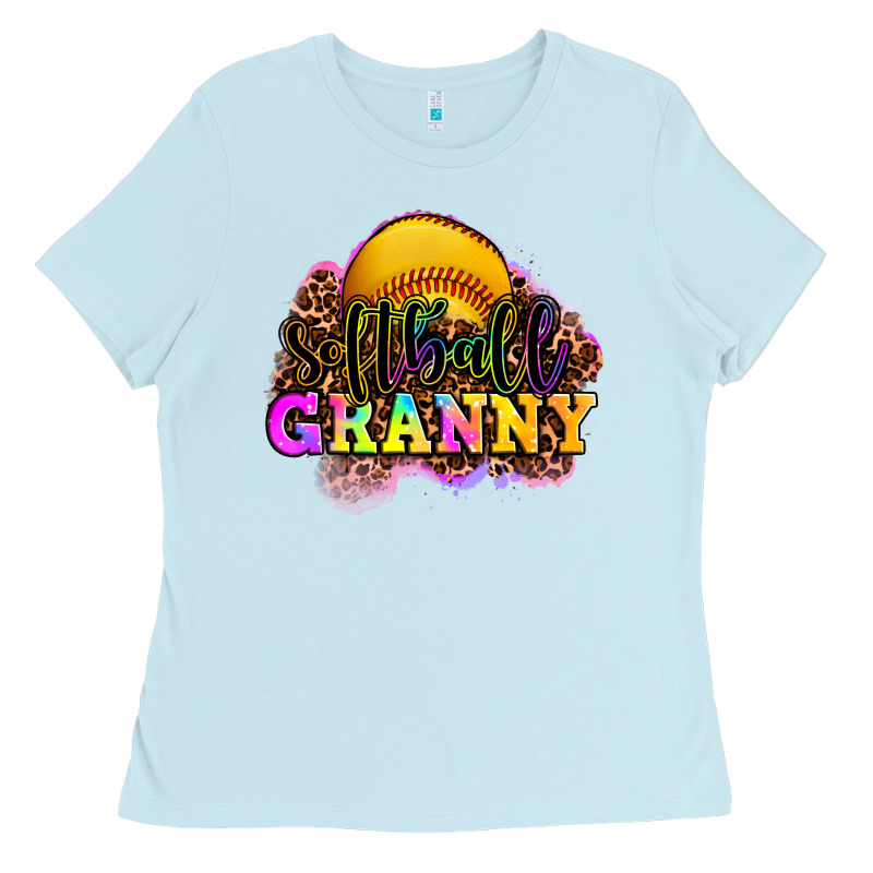 Softball Granny Ladies Tee by OliviaCreatesArt | Teevron