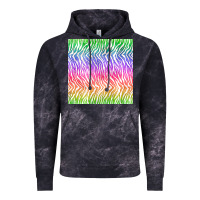 Cloud Black watercolor rainbow tiger seamless pattern Vintage Hoodie - BundleAndBundleShop
