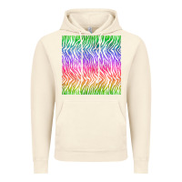 Vintage Artic watercolor rainbow tiger seamless pattern Vintage Hoodie - BundleAndBundleShop