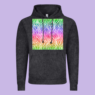 Watercolor Rainbow Tiger Seamless Pattern Vintage Hoodie Designed By Bundleandbundleshop