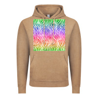 Vintage Coffee watercolor rainbow tiger seamless pattern Vintage Hoodie - BundleAndBundleShop