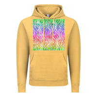 Vintage Mustard watercolor rainbow tiger seamless pattern Vintage Hoodie - BundleAndBundleShop