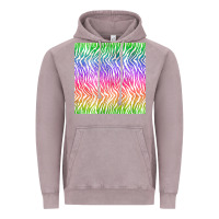 Vintage Zinc watercolor rainbow tiger seamless pattern Vintage Hoodie - BundleAndBundleShop