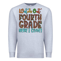 Heather Grey watch out fourth grade here i come! Premium Sweatshirt - JahusDesignShop