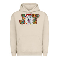 Pigment French Oak white shepherd christmas joy Urban Hoodie - RanaPortraitStore