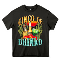 Asphalt cinco de drinko cinco de mayo Heavy Core Tee - CowGirlArtShop