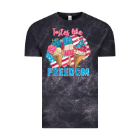 Cloud Black Tastes like freedom 4th of July Vintage Tee - FaDigitalArtStudio