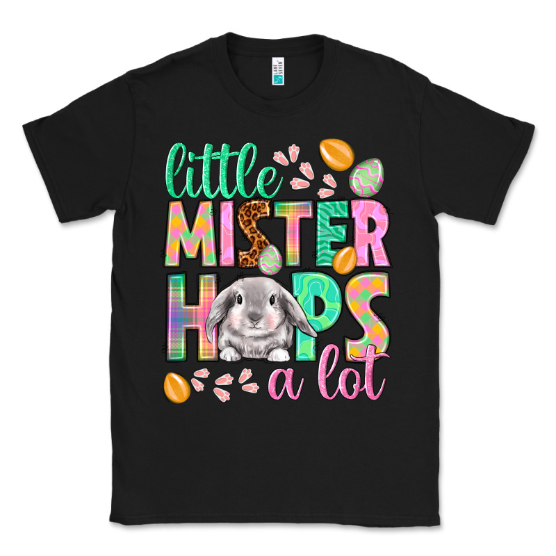 Little Mister Hops A Lot Easter Day Classic Tee by HowdyJamesFarm | Teevron
