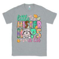 Heather Grey Little mister hops a lot Easter Day Classic Tee - HowdyJamesFarm