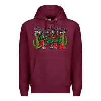 Burgundy merry christmas tx texas Premium Hoodie - Jasminsmagicworld